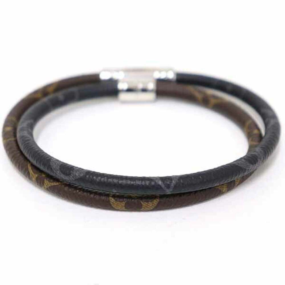 LOUIS VUITTON Black Monogram Charm Bracelet - Picture 3 of 6